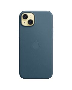 Apple Official FineWoven Case (MT4D3ZM/A) with MagSafe Pacific Blue (iPhone 15 Plus)