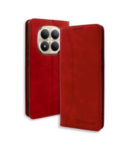 Bodycell Book Case Pu Leather Xiaomi Note 15 Pro Plus Red - MD03245