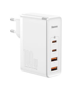 Baseus GaN2 Pro Wall Charger (CCGAN2P-L02) 100W USB / Type-C QC 4.0 PD - White