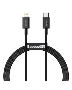 Baseus Superior Charging Data Cable (CATLYS-A01) Καλώδιο Φόρτισης Quick Charge 20W Type C to Lightning 1m Black