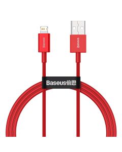 Baseus Superior Charging Data Cable (CALYS-A09) Καλώδιο Φόρτισης Quick Charge 2.4A USB to Lightning 1m Red