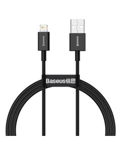 Baseus Superior Charging Data Cable (CALYS-A01) Καλώδιο Φόρτισης Quick Charge 2.4A USB to Lightning 1m Black