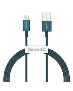 Baseus Superior Charging Data Cable (CALYS-A03) Καλώδιο Φόρτισης Quick Charge 2.4A USB to Lightning 1m Blue