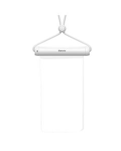 Baseus Αδιάβροχη Θήκη Cylinder Slide Cover (FMYT000002) Universal Waterproof Bag για Συσκευές Οθόνης έως 7.2'' - White