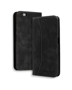 Bodycell PU Leather Book Case Θήκη Πορτοφόλι με Stand - Black (iPhone 6 / 6s)