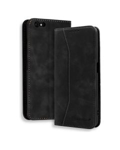 Bodycell PU Leather Book Case Θήκη Πορτοφόλι με Stand - Black (iPhone 6 Plus / 6s Plus)