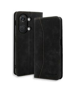 Bodycell PU Leather Book Case Θήκη Πορτοφόλι με Stand - Black (OnePlus Nord 3 5G)