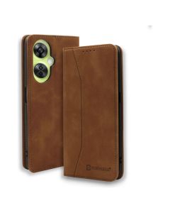 Bodycell PU Leather Book Case Θήκη Πορτοφόλι με Stand - Brown (OnePlus Nord CE 3 Lite)