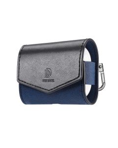 Dux Ducis Mix Series PU Leather Protective Case Θήκη για Apple Airpods 3 - Black / Blue