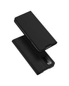DUX DUCIS SkinPro Wallet Case Θήκη Πορτοφόλι με Stand - Black (Samsung Galaxy A03s)