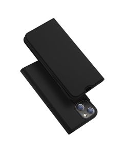 DUX DUCIS SkinPro Wallet Case Θήκη Πορτοφόλι με Stand - Black (iPhone 13)