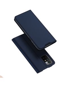 DUX DUCIS SkinPro Wallet Case Θήκη Πορτοφόλι με Stand - Navy Blue (Xiaomi Redmi 10)