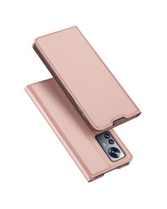 DUX DUCIS SkinPro Wallet Case Θήκη Πορτοφόλι με Stand - Rose Gold (Xiaomi 12 Pro)