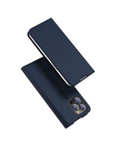 DUX DUCIS SkinPro Wallet Case Θήκη Πορτοφόλι με Stand - Navy Blue (iPhone 14 Pro)