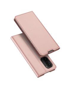 DUX DUCIS SkinPro Wallet Case Θήκη Πορτοφόλι με Stand - Rose Gold (Xiaomi Poco F3 5G / Mi 11i)