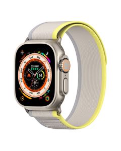 DUX DUCIS YJ Watch Band - Yellow / Beige - Λουράκι για Apple Watch 38/40/41mm (1/2/3/4/5/6/7/8/9/SE)
