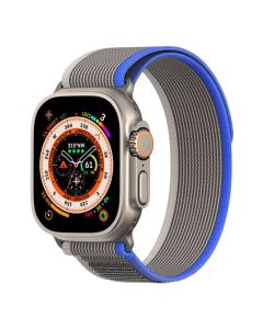 DUX DUCIS YJ Watch Band - Blue / Grey - Λουράκι για Apple Watch 42/44/45/49mm (1/2/3/4/5/6/7/8/9/SE/Ultra)
