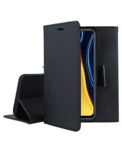 Tel1 Fancy Diary Case Θήκη Πορτοφόλι με δυνατότητα Stand Black (Xiaomi Redmi Note 12 4G)