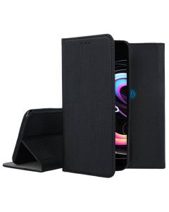 Forcell Smart Book Case με Δυνατότητα Stand Θήκη Πορτοφόλι Black (Motorola Edge 20 Pro) - MT56881