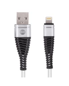 Forever Shark Cable USB - Lightning Data Sync & Charging 2A 1m - White