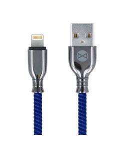 Forever Tornado Cable USB Lightning Data Sync & Charging 3A 1m - Navy Blue