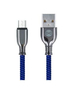 Forever Tornado Cable USB Micro USB Data Sync & Charging 3A 1m - Navy Blue