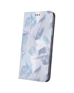Smart Trendy Magnet Wallet Case Θήκη Πορτοφόλι με δυνατότητα Stand Frozen Leaves (iPhone 7 / 8 / SE 2020)
