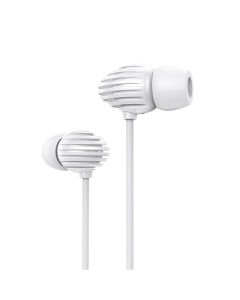 Joyroom JR-EL112 In-Ear Earphones Ακουστικά 3.5mm Mini Jack με Μικρόφωνο - White