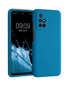KWmobile Flexible Rubber Case Θήκη Σιλικόνης (56153.224) Caribbean Blue (Xiaomi Redmi 10)