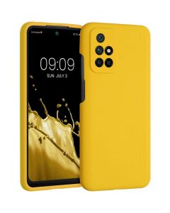 KWmobile Flexible Rubber Case Θήκη Σιλικόνης (56153.143) Honey Yellow (Xiaomi Redmi 10)