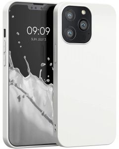 KWmobile TPU Silicone Case (55958.02) White (iPhone 13 Pro)
