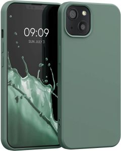 KWmobile Flexible Rubber Case Θήκη Σιλικόνης (55948.166) Forest Green (iPhone 13)