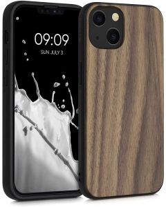 KWmobile Wooden Case (55954.18) Θήκη Ξύλινη Dark Brown (iPhone 13)
