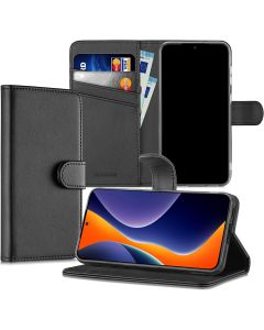 KWmobile Wallet Case (60454.01) Θήκη Πορτοφόλι με δυνατότητα Stand‏ Black (Samsung Galaxy S23 Plus)