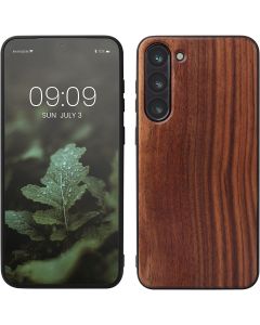 KWmobile Wooden Case (60295.18) Θήκη Ξύλινη Dark Brown (Samsung Galaxy S23 Plus)