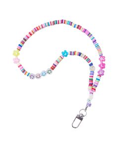 Lanyard Pendant String Beads Λουράκι για Smartphone / Κλειδιά - Multicolor 1 Smileys