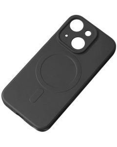 MagSafe Silicone Case Θήκη Σιλικόνης Συμβατή με MagSafe - Black (iPhone 15 Plus)