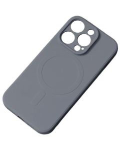 MagSafe Silicone Case Θήκη Σιλικόνης Συμβατή με MagSafe - Gray (iPhone 15 Pro Max)