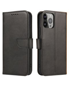 Magnet Case Elegant Book Θήκη Πορτοφόλι με Stand - Black (iPhone 13 Pro Max)