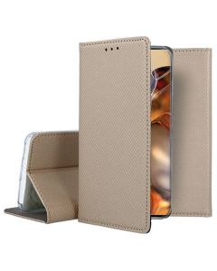 Forcell Smart Book Case με Δυνατότητα Stand Θήκη Πορτοφόλι Gold (Xiaomi 11T / 11T Pro)