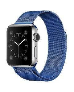 Magnetic Milanese Bracelet Stainless Steel Blue για Apple Watch 38/40/41mm (1/2/3/4/5/6/7/8/SE)