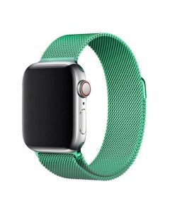 Magnetic Milanese Bracelet Stainless Steel Mint για Apple Watch 40/41/42mm (4/5/6/7/8/9/10/11/SE)