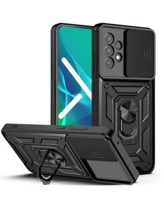 NOX Camera Slide Hard Case Σκληρή Θήκη με Κάλυμμα Κάμερας - Black (Samsung Galaxy A53 5G)