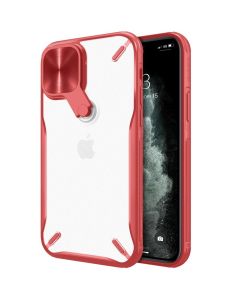 Nillkin Cyclops Durable Case Ανθεκτική Θήκη με Κάλυμμα Κάμερας + Kickstand - Red (iPhone 12 Pro Max)