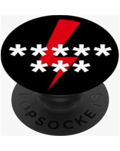 PopSockets PopGrip Custom 8 Star - Black (85478)