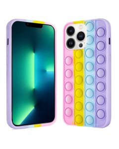 Push Bubble Pop It Case Anti-Stress Θήκη Σιλικόνης - Multicolor (iPhone 13 Pro)