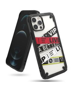 Ringke Fusion-X Design Σκληρή Θήκη με TPU Bumper Ticket Band 2 (iPhone 12 Pro Max)