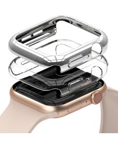 Ringke Slim 2-Pack Case - Θήκες Clear / Chrome (Apple Watch 44mm)