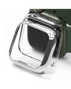 Ringke Slim 2-Pack Case - Θήκες Clear / Chrome (Apple Watch 45mm)