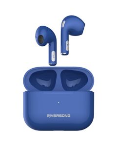 Riversong Air Mini Pro TWS True Wireless Bluetooth Stereo Earbuds with Charging Box - Blue